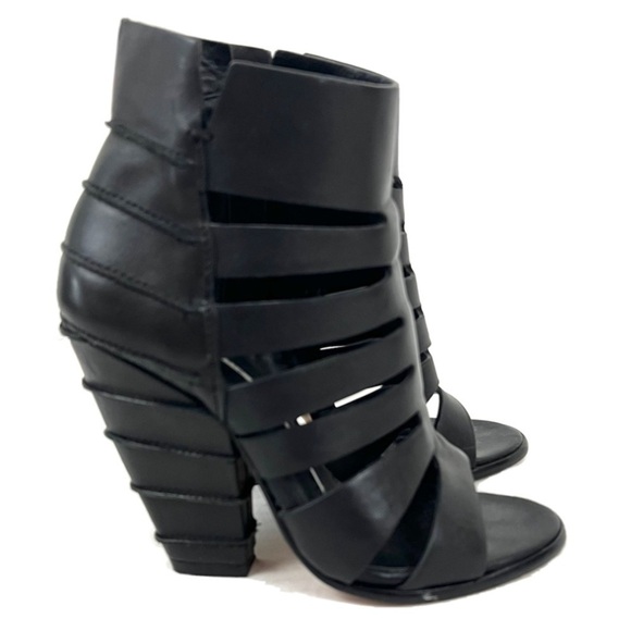 Camilla Skovgaard Black Caged Heels - Size 36 - Picture 3 of 11